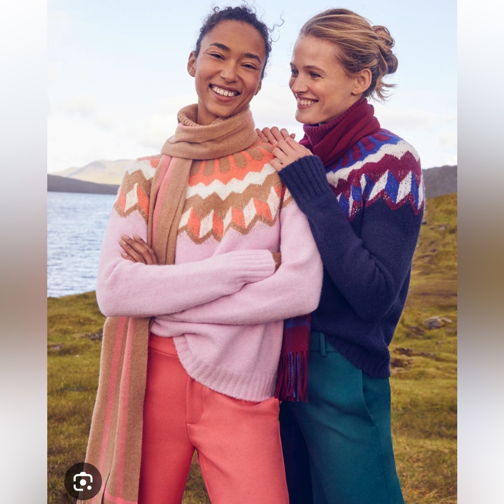 J. crew fair isle sweater